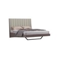 thumbnail image 3 of Whiteline Berlin High Gloss Chestnut Grey Queen Bed BQ1754-GRY/LGRY, 3 of 7