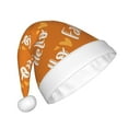 thumbnail image 2 of Cauagu Hello Fall for Adult Christmas Hat,1-Pack Xmas Holiday Hat Santa Hat for Women & Men Festive Headwear Accessories Fit for Christmas/New Year/Party, 2 of 6