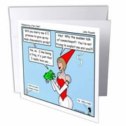 3dRose Russell - Redeeming a Fairy Tale, Greeting Cards, 6 x 6 inches, set of 12