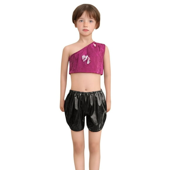 Icvfdpl Toddler Baby Girl Pants Gold Bronzed Loose Shorts Dancing Hot Trousers Trendy Activewear 2-5 Years,Girls Sweatpants
