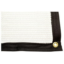 6' x 12' Outdoor White Sun Shade Canopy, Lightweight Mesh Cover