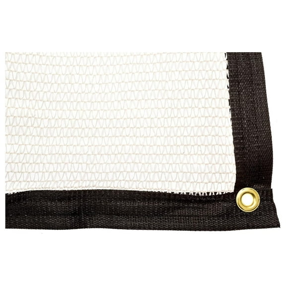 6' x 12' Outdoor White Sun Shade Canopy, Lightweight Mesh Cover