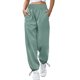 thumbnail image 1 of WILLBEST Pantalones Casuales para Mujer, de Color Sólido, Holgados, Deportivos, con Cintura y Dobladillo con Cordón para Uso Diario y Actividades Activas. Grande, 1 of 3