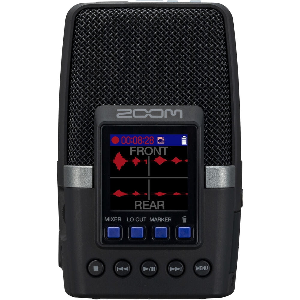 Zoom H2essential Multi-Mic 32-Bit Float Handy Recorder Bundle With Windscreen for H2E + Microfiber Cleaning Cloth