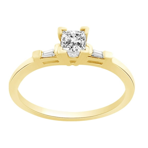 AFFY White Natural Diamond Anniversary Band Ring in 14k White Gold (0.75 Cttw)