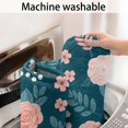 thumbnail image 5 of Pioneer Flower Floral Print Pattern Non Slip Microfiber Bathroom Rugs, Soft Rubber Backing Bath Mats for Bathroom Floor Tub and Shower,17"x27", 5 of 5