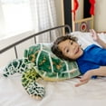 thumbnail image 6 of Melissa & Doug Giant Sea Turtle - Lifelike Stuffed Animal (nearly 3 feet long), 6 of 10