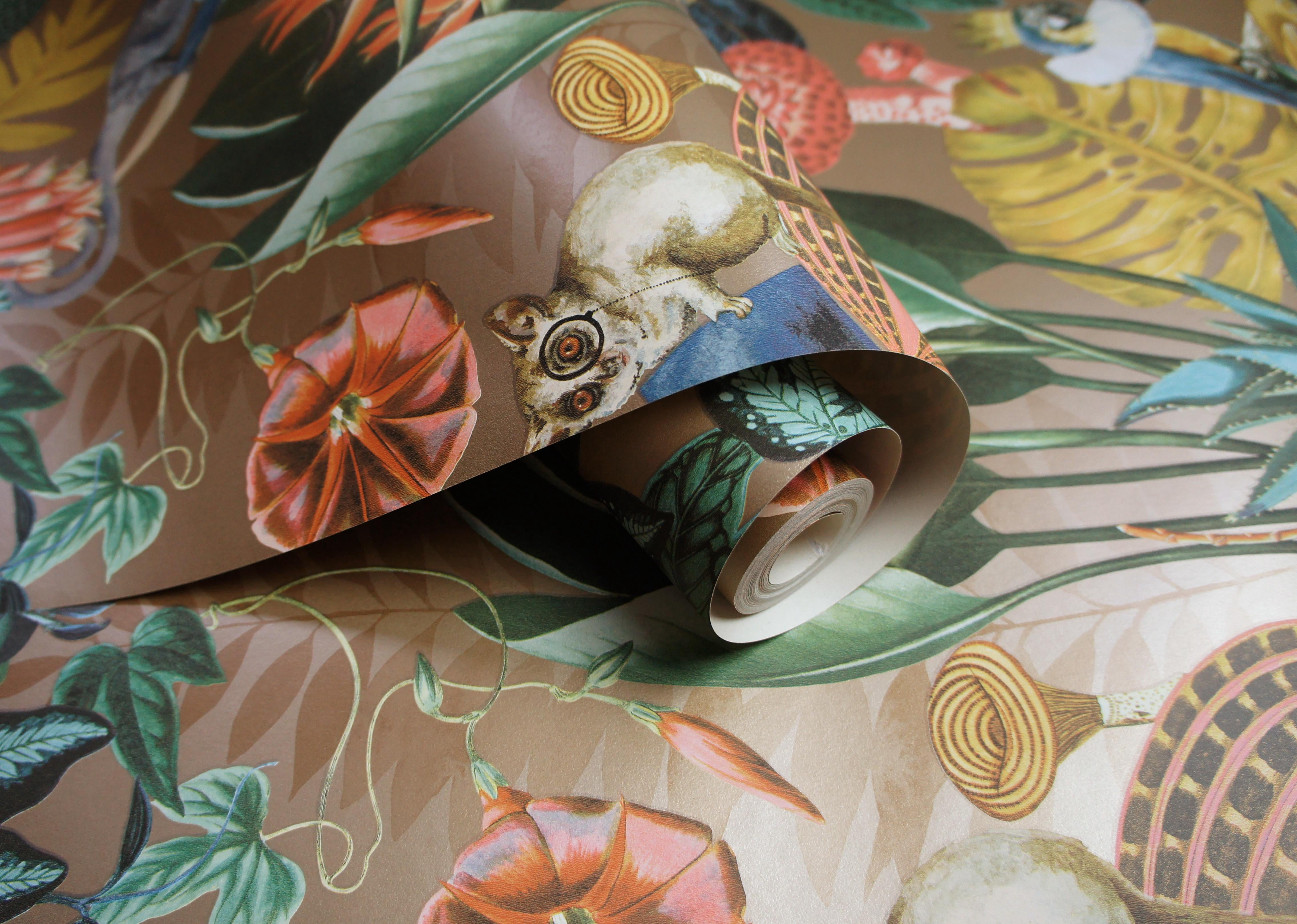 Gold A Tropical Soiree Wallpaper