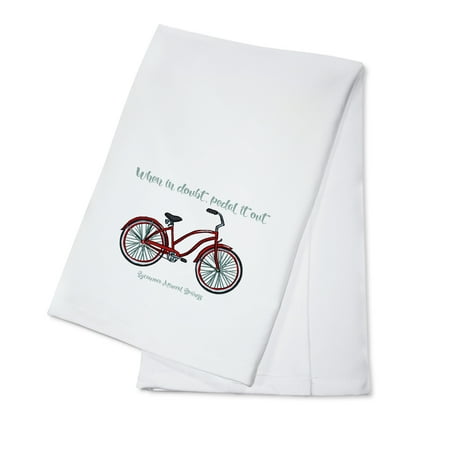 Avila Beach, Sycamore Mineral Springs, Beach Cruiser Bike (100% Cotton Tea Towel, Decorative Hand Towel, Kitchen and Home)