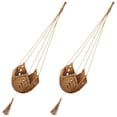 thumbnail image 1 of unbranded 2Ud Macrame Plant Hanger Marrón Para Colgar Macetas Con Rústico Y Para Hogar, 1 of 8