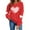 #0364-Red, variant on Valentines Day Long Sleeve Shirts for Women Cute Love Heart Print Graphic Crewneck Pullover Tops Holiday Outfits Sweatshirts