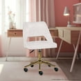 Impressions Vanity Hello Kitty Velvet Swivel Vanity Chair with Back