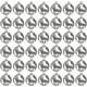 thumbnail image 1 of 60 colgantes de lobo aullando de plata, de estilo tibetano, de aleación, para bisutería. Agujero: 1,8 mm., 1 of 6