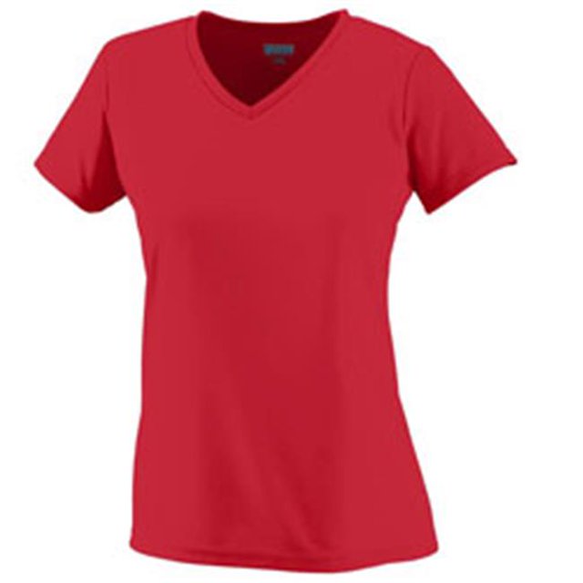 1790A T-Shirt Évacuant l'Humidité pour Femmes, Rouge - TG