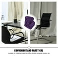 thumbnail image 4 of Miangastore Rotating Armchair Slipcover Removable Stretch Computer Office Chair Cover Protector in Small Size (Purple), 4 of 8