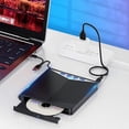 thumbnail image 3 of External CD DVD Drive USB 3.0 CD Burner DVD RW Player Portable CD/DVD Reader Writer External USB DVD Drive External Fast, 3 of 4