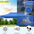 thumbnail image 5 of COBIZI 10x20 Pop Up Canopy Tent Heavy Duty with 6 Removable Sidewalls,Commercial Pop Up Tent for Parties All Weather Waterproof Wedding Tent with Roller Bag(Blue), 5 of 11