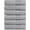 Gray, variant on Adobella 6 Premium Turkish Bath Collection Hand Towels, 100% Combed Turkish Cotton, 600 GSM, 16 x 28 inch, White (Set of 6)