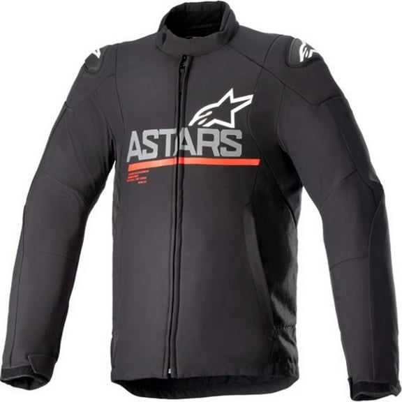 Alpinestars SMX Mens Waterproof Motorcycle Jacket Black/Gray/Red 4XL