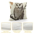 thumbnail image 4 of Chilfamy Owl Tree Branch Leaves Pillow Covers for Couch Sofa Indoor Outdoor Soft and Durable 1PC 20x20in, 4 of 5