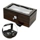 thumbnail image 5 of Caja de Almacenamiento de Joyería de tejado Corredizo de de Vitrina de Reloj Mecánico de de Yinane Reloj automático Winde, 5 of 8