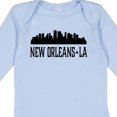 thumbnail image 4 of Inktastic New Orleans Louisiana Skyline Boys or Girls Long Sleeve Baby Bodysuit, 4 of 5