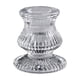 thumbnail image 2 of Candelabro de cristal transparente | Candelabro decorativo de cristal para bodas, cenas a la luz de las velas y centros de mesa festivos | Regalo de decoración moderna de cristal, 2 of 6