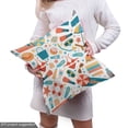 thumbnail image 4 of Ambesonne Flip Flop Fabric by the Yard Upholstery, Snorkeling s, 1 Yard, Multicolor, 4 of 4