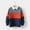Gray, variant on FamilyThread Boys And Girls Long Sleeve Knit Sweaters Crewneck Pullover Sweater Kids Splicing Color Blouse Tops For 2-10Y
