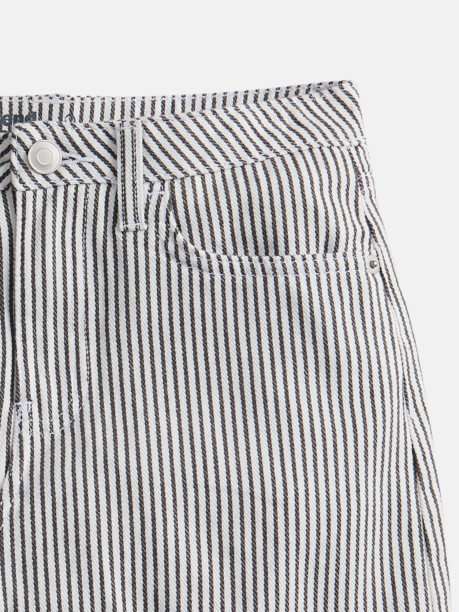 Weekend Academy Girls Striped Cotton Twill Skort, Sizes 4-18