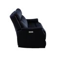 thumbnail image 3 of Power Headrest & Footrest Function / Dark Blue Fabric Sofa for Home Relaxation, 3 of 5