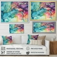 thumbnail image 4 of Designart "Aurora Ink Symphony" Aurora Borealis Floater Framed Wall Art Prints, 4 of 5