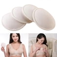 thumbnail image 4 of 8 Pieces White Soft Absorbent Cotton Washable Reusable Breastfeeding Breastfeeding Pads, 4 of 5