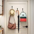 thumbnail image 4 of 40pack Black Hooks Wall Hooks Clothes Hooks Robe Hook Towel Hook Hat Hook, 4 of 5