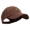 thumbnail image 5 of Uruguay Sun Logo Embroidered Low Profile Washed Cap - Brown OSFM, 5 of 5