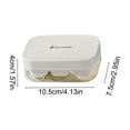 thumbnail image 2 of LEFXSMR Ice Cube Tray with Lid, Easy Release Round Ice Trays for Freezer, Reusable Ice Molds for Ice Maker, White, 2 of 7