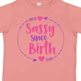 thumbnail image 4 of Inktastic Sassy Since Birth, Sassy, Sassy Girl, Arrow, Hearts Girls Toddler T-Shirt, 4 of 5