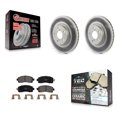 thumbnail image 1 of Transit Auto Front Coated Disc Brake Rotors and Ceramic Pads Kit for Car 2017-2023 Subaru Impreza with 276mm Diameter Rotor KGT-102094, 1 of 11