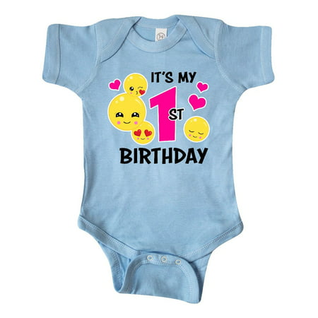 Its My 1st Birthday With Emojis Infant Creeper Walmart Com