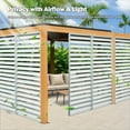 thumbnail image 6 of Aluminum Outdoor Louvered Pergola Screens, Pergola Accessories, Flexible Installation, Water Resistant, White, 6 of 8
