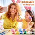 thumbnail image 2 of Mini Juego de Pintura Acrílica de 10 Piezas, Pintura para Niños, Juego de Pintura para Niños de 12 Colores, Tiras de Pintura Acrílica para Niños y Adultos, 2 of 5