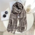 thumbnail image 1 of Bufanda a cuadros de lujo para mujer, chal largo de Cachemira, Foulard de Pashmina con borlas, nuevo diseño, invierno, 2022 Fivean unisex, 1 of 2