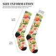 thumbnail image 2 of Picia Fruits Peach1 Printed Sports Compression Socks - 15-20mmHg Graduated Compression, High-Performance Soft and Breathable Socks for Men and Women, 2 of 5