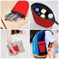 thumbnail image 5 of Picia Red Print Telescopic Pencil Case, Telescopic Pen Holder Telescopic Pencil Pouch Bag Stationery Pencil Case Box Storage Organizer Makeup Bag, 5 of 6
