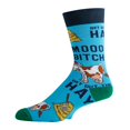 thumbnail image 2 of OoohYeah Mens Novelty Funny Animal Crew Socks, Mooo Over, Colorful Crazy Fashion Socks, 2 of 4