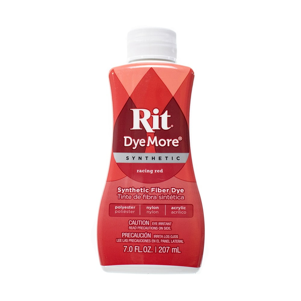 Rit Synthetic Liquid Dye with ColorStay Fixative Bundle – All in One Kit with Gloves to Reduce Color Bleed
