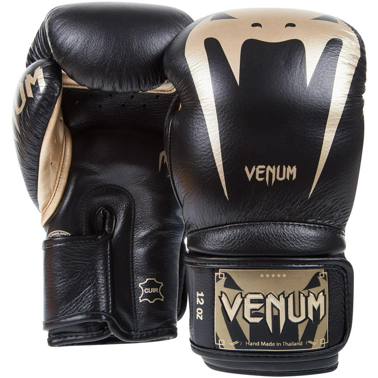 Venum Giant 3.0 Nappa Leather Hook and Loop Gants de boxe - 12 oz. - Diable  noir