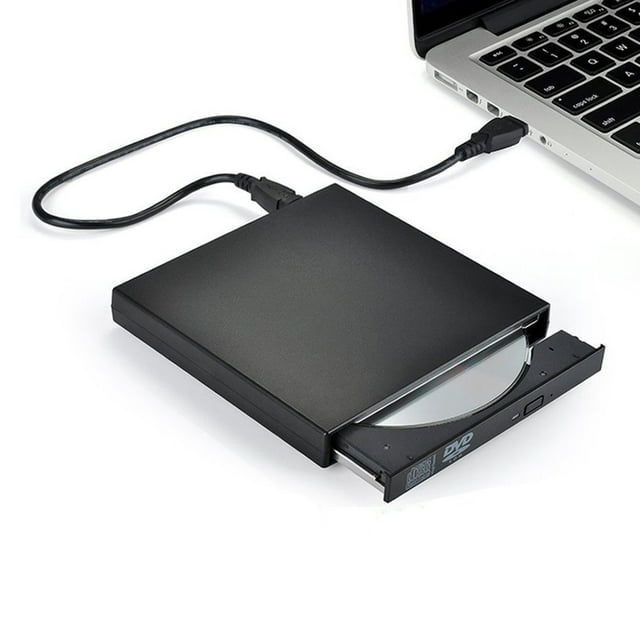 Freedo Lecteur de CD Externe USB2.0, Lecteur DVD Externe Portable, Combo Graveur Graveur et Lecteur CD-RW DVD-R USB Mince et Portable pour Ordinateur Portable Notebook PC Ordinateur de Bureau, Noir