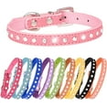 thumbnail image 6 of Rhinestone Dog Collars for Small Dogs Bling Puppy Collar Girl Cute Sparkly Glitter Crystal Diamond Cat Collar for Kittens  Female Pets, 6 of 6