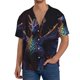 thumbnail image 1 of Balery Rainbow Wings Majestic Dragon Camisa Casual de Manga Corta con Botones para Hombre, Texturizada, Estilo Cubano, para Playa, Verano-X-Large, 1 of 5